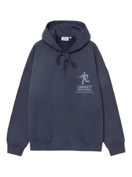 Carhartt WIP: Голубая толстовка 