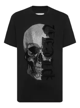Philipp Plein: Чёрная футболка  Skull