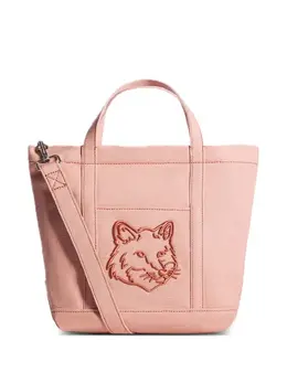 Maison Kitsuné: Розовая сумка-шоппер 