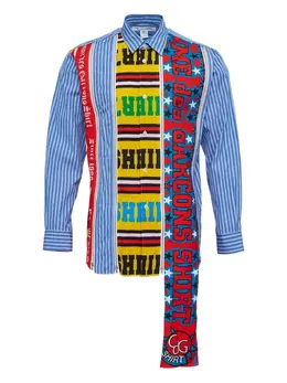 Comme Des Garçons Shirt: Шарф в полоску 