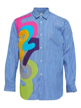 Comme Des Garçons Shirt: Рубашка в полоску 