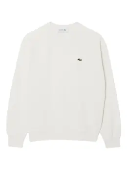 Lacoste: Белый свитер 