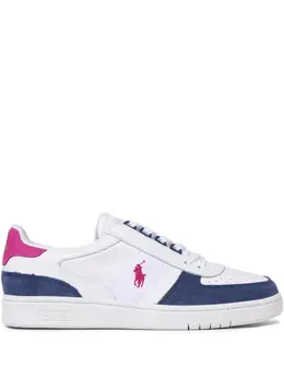 Polo Ralph Lauren: Белые кроссовки 