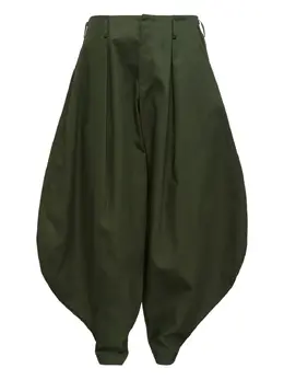 Comme des Garçons Homme Plus: Брюки цвета хаки 