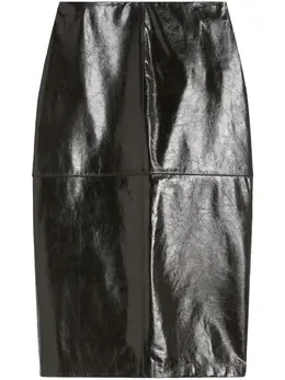 Max Mara: Кожаная юбка 