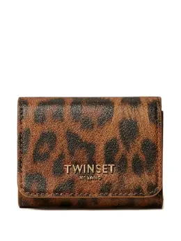 TWINSET: Кошелёк с леопардовым принтом 