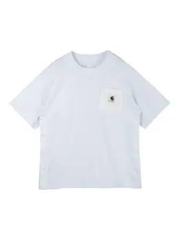 sacai: Футболка с карманами 