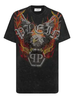 Philipp Plein: Футболка с принтом 