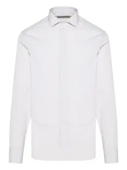 Canali: Рубашка в полоску 