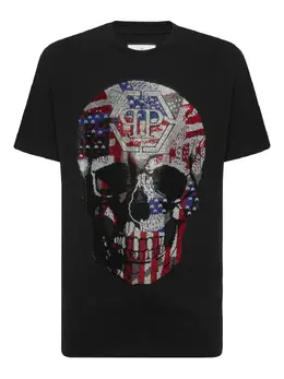 Philipp Plein: Чёрная футболка  Skull