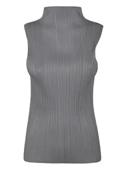 Pleats Please Issey Miyake: Светлый топ 