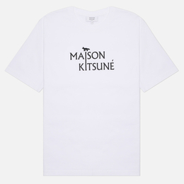 Maison Kitsune: Белая футболка 