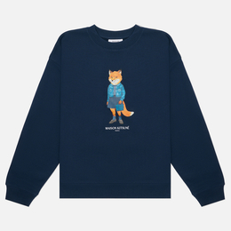 Maison Kitsune: Синяя толстовка 