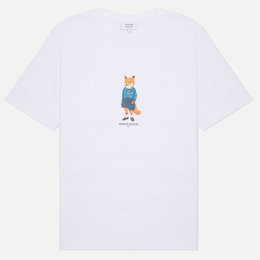 Maison Kitsune: Белая футболка 