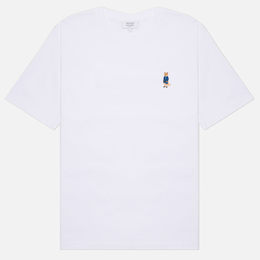 Maison Kitsune: Белая футболка 