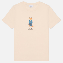 Maison Kitsune: Розовая футболка 
