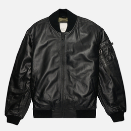 Alpha Industries: Кожаная куртка 