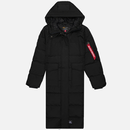 Alpha Industries: Длинный пуховик 