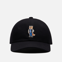 Maison Kitsune: Чёрная кепка 