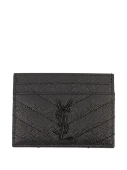 Saint Laurent: Чёрный картхолдер 