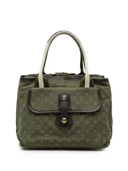 Louis Vuitton Pre-Owned: Зелёная сумка 