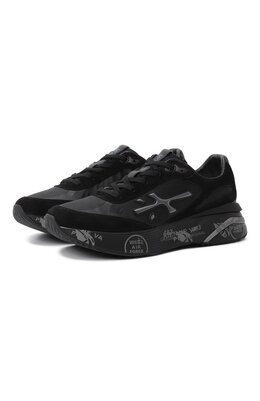 Premiata: Чёрные кроссовки 