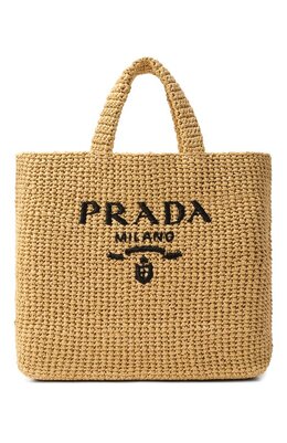 Prada: Бежевая сумка 