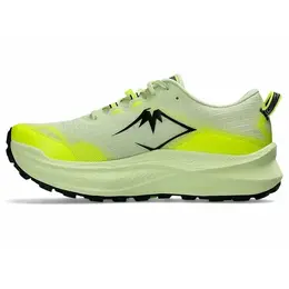ASICS: Зелёные кроссовки 