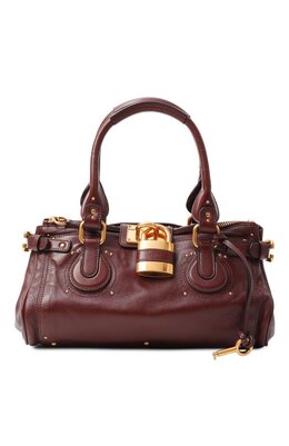 Chloé: Бордовая сумка 