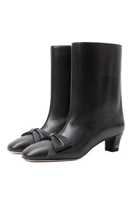 Valentino: Чёрные ботинки 