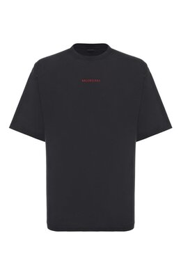 Balenciaga: Хлопковая футболка 