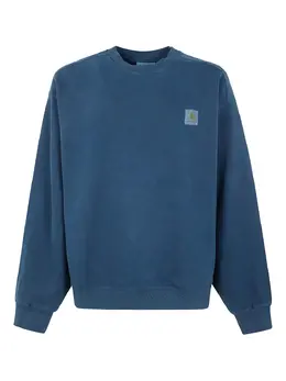 Carhartt WIP: Голубой свитшот 