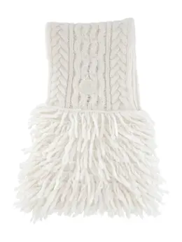 Moncler: Белый шарф 