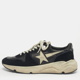 Golden Goose: Чёрные кроссовки  Running