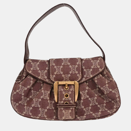 Celine: Бордовая сумка 