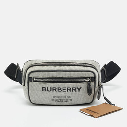 Burberry: Чёрная поясная сумка  Belt