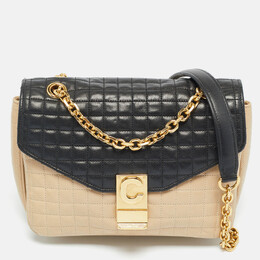 Celine: Бежевая сумка 