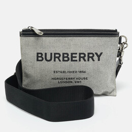 Burberry: Чёрная сумка через плечо 