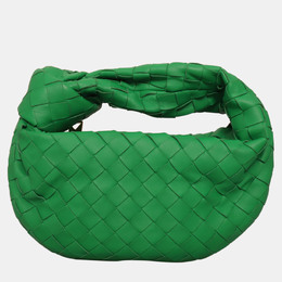 Bottega Veneta: Зелёная сумка  Mini Jodie