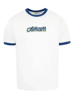 Carhartt WIP: Белая футболка  Script