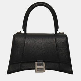 Balenciaga: Чёрная сумка  Hourglass