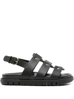 Ferragamo: Чёрные сандалии 