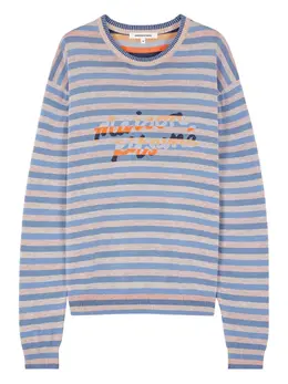 Maison Kitsuné: Свитер в полоску 
