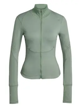 adidas by Stella McCartney: Зелёная куртка 