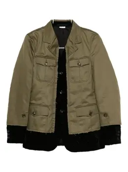 Comme des Garçons Homme Plus: Пиджаки цвета хаки 