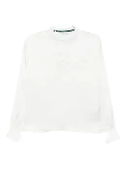Lacoste: Белое поло 