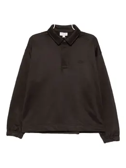 Lacoste: Коричневое поло 