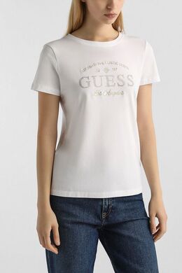 Guess: Хлопковая футболка 