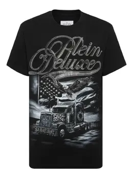 Philipp Plein: Футболка с принтом 