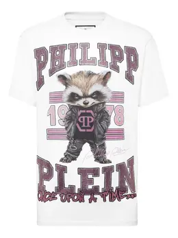 Philipp Plein: Футболка с принтом 